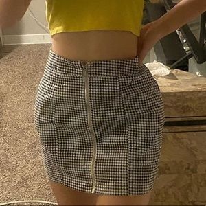 High waisted skirt